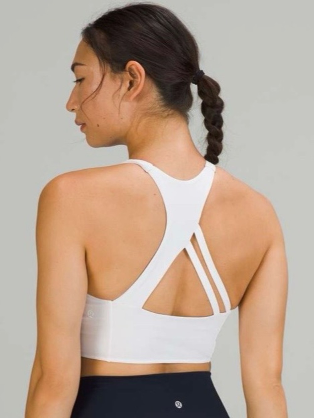 Lululemon Strong Lines Bra in White Size 8 NWT